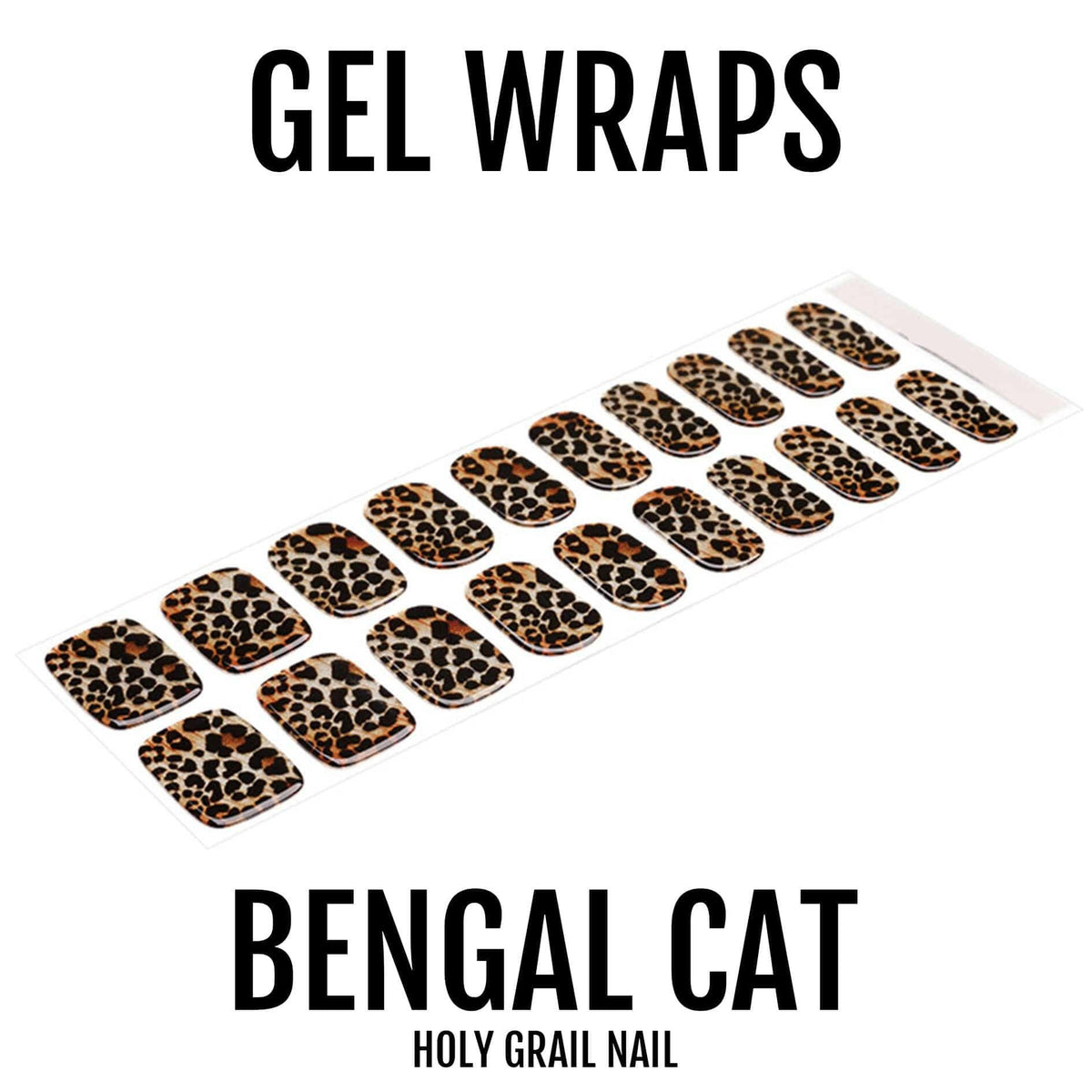 Holy Grail Nail Semi-Cured Gels Bengal Cat - Gels, Leopard Gel, Hello Nails