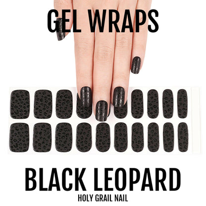 Holy Grail Nail Semi-Cured Gels Black Leopard - Gels, Black Leopard Gels, Holy Gels