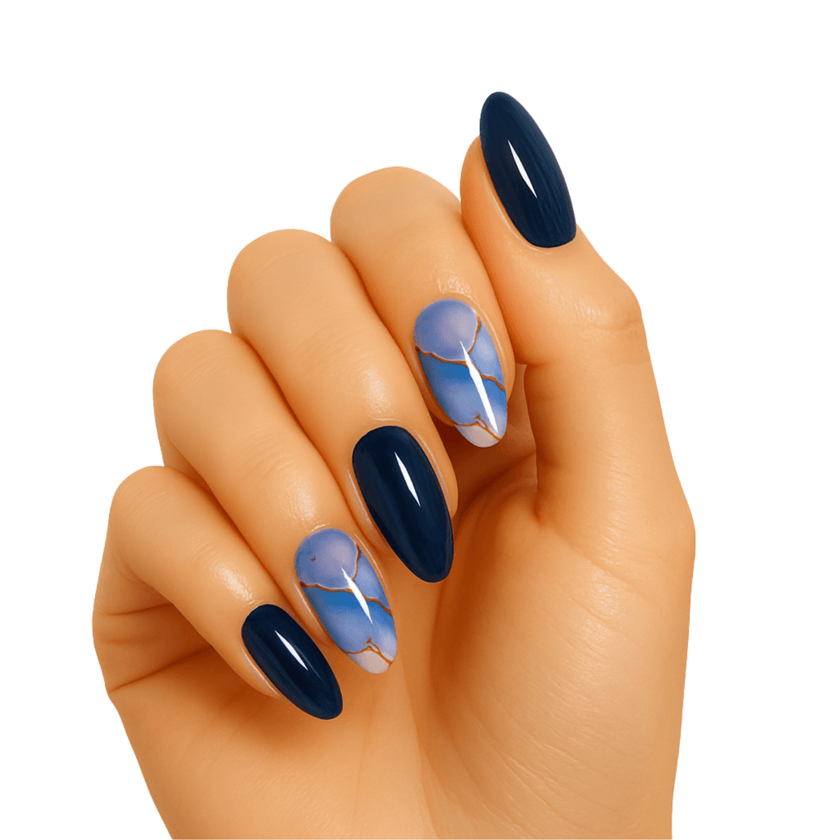 Holy Grail Nail Semi-Cured Gels Blue Marble - Gels
