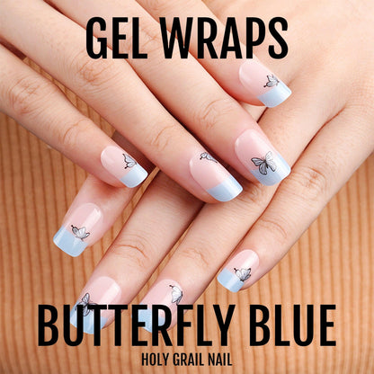 Holy Grail Nail Semi-Cured Gels Butterfly Blue - Gels, Butterfly Breeze Blues Gels, Holy Gels