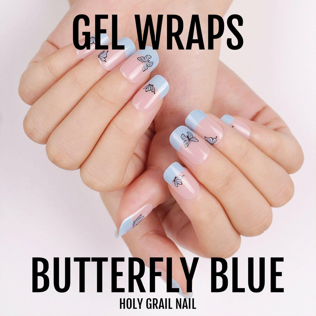 Holy Grail Nail Semi-Cured Gels Butterfly Blue - Gels, Butterfly Breeze Blues Gels, Holy Gels