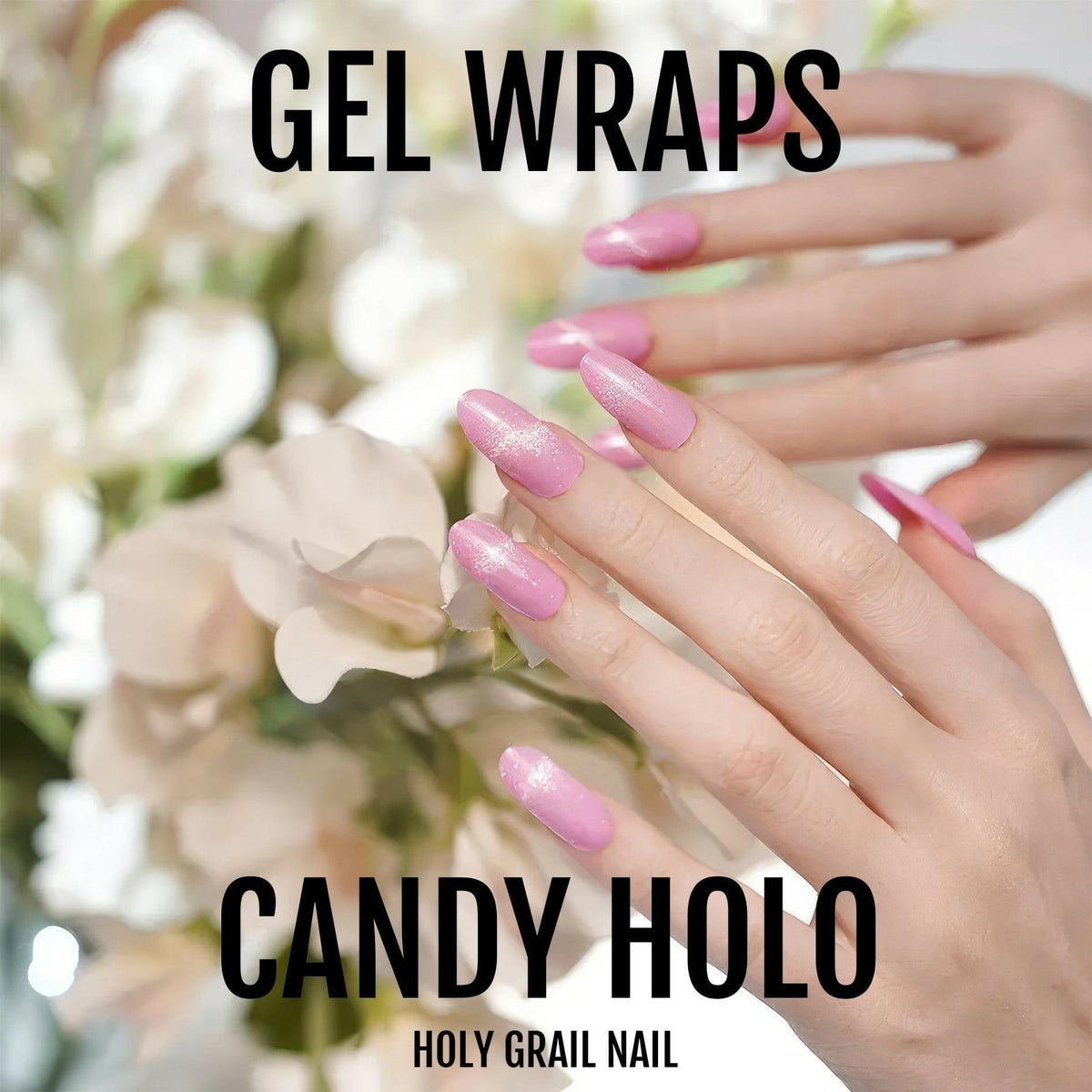 Holy Grail Nail Semi-Cured Gels Candy Holo - Gels, Shimmering Pink Gels, Holy Gels