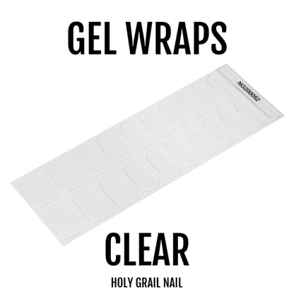 Holy Grail Nail Semi-Cured Gels Clear - Gels, Crystal Clear Gels, Holy Gels, Clear Gel, Hello Nails