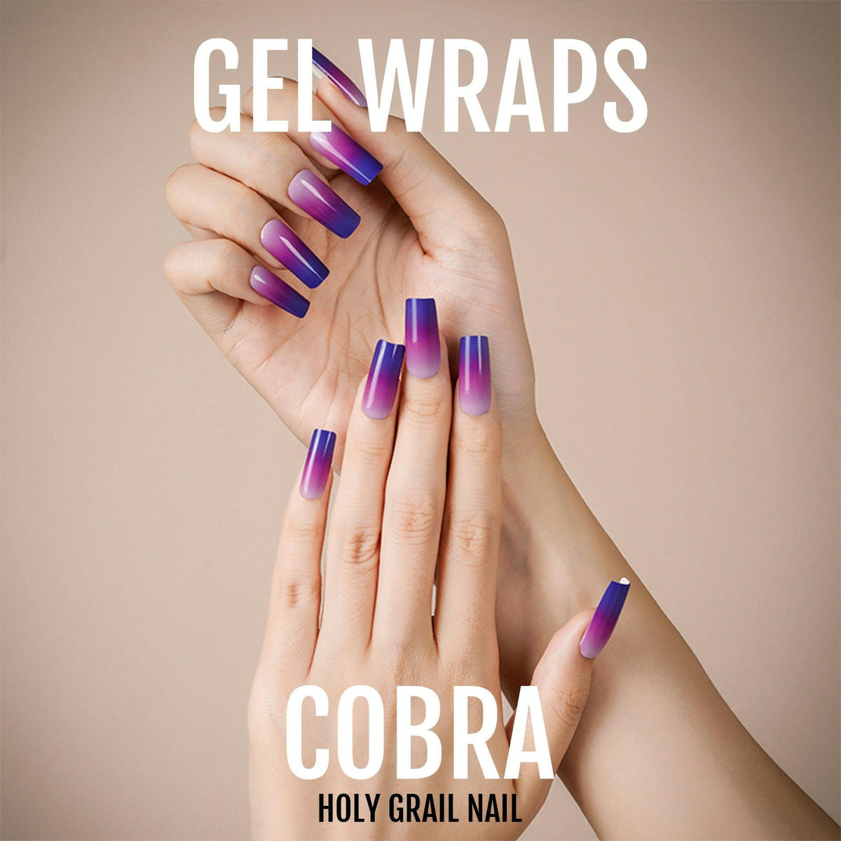 Holy Grail Nail Semi-Cured Gels Cobra - Gels, Purple Harmony Gels, Holy Gels