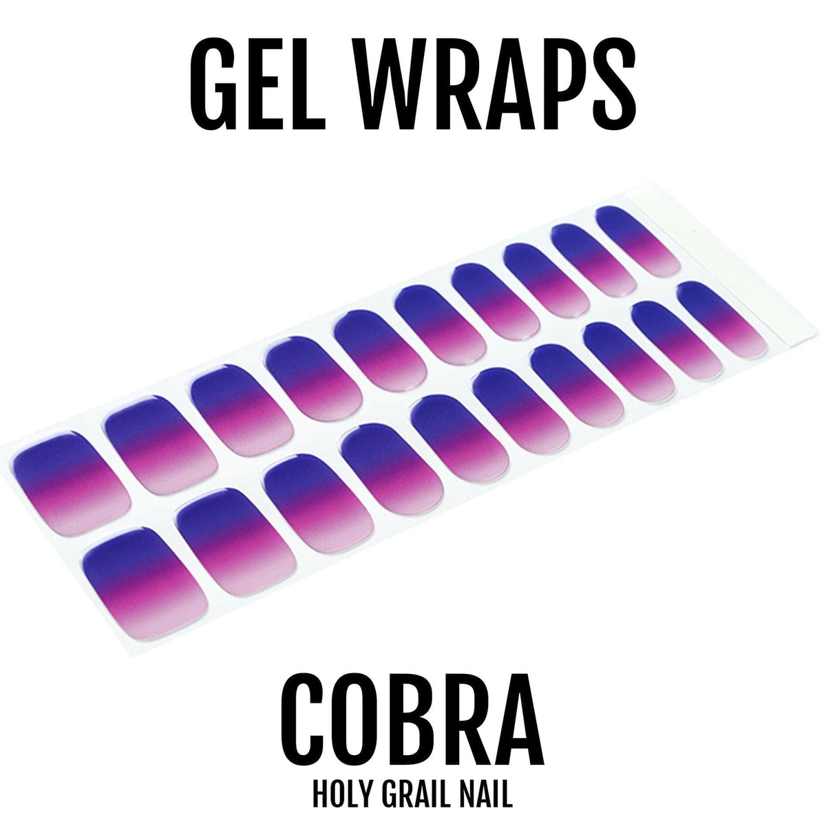 Holy Grail Nail Semi-Cured Gels Cobra - Gels, Purple Harmony Gels, Holy Gels