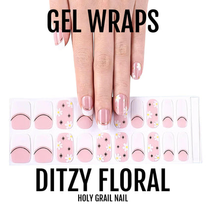 Holy Grail Nail Semi-Cured Gels Ditzy Floral - Gels, Daisy Elegance Gels, Holy Gels, French Flora Gel, Hello Nails
