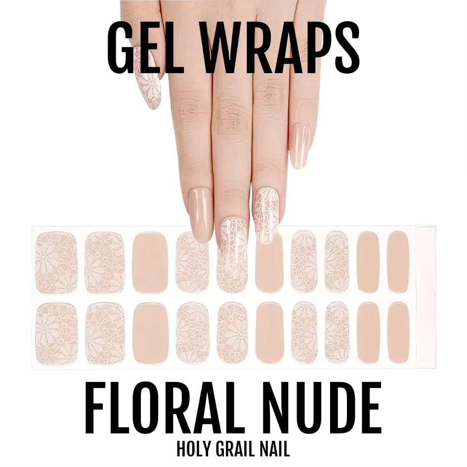 Holy Grail Nail Semi-Cured Gels Floral Nude - Gels, Nude Bloom Gels, Holy Gels, Ilean Gel, Hello Nails