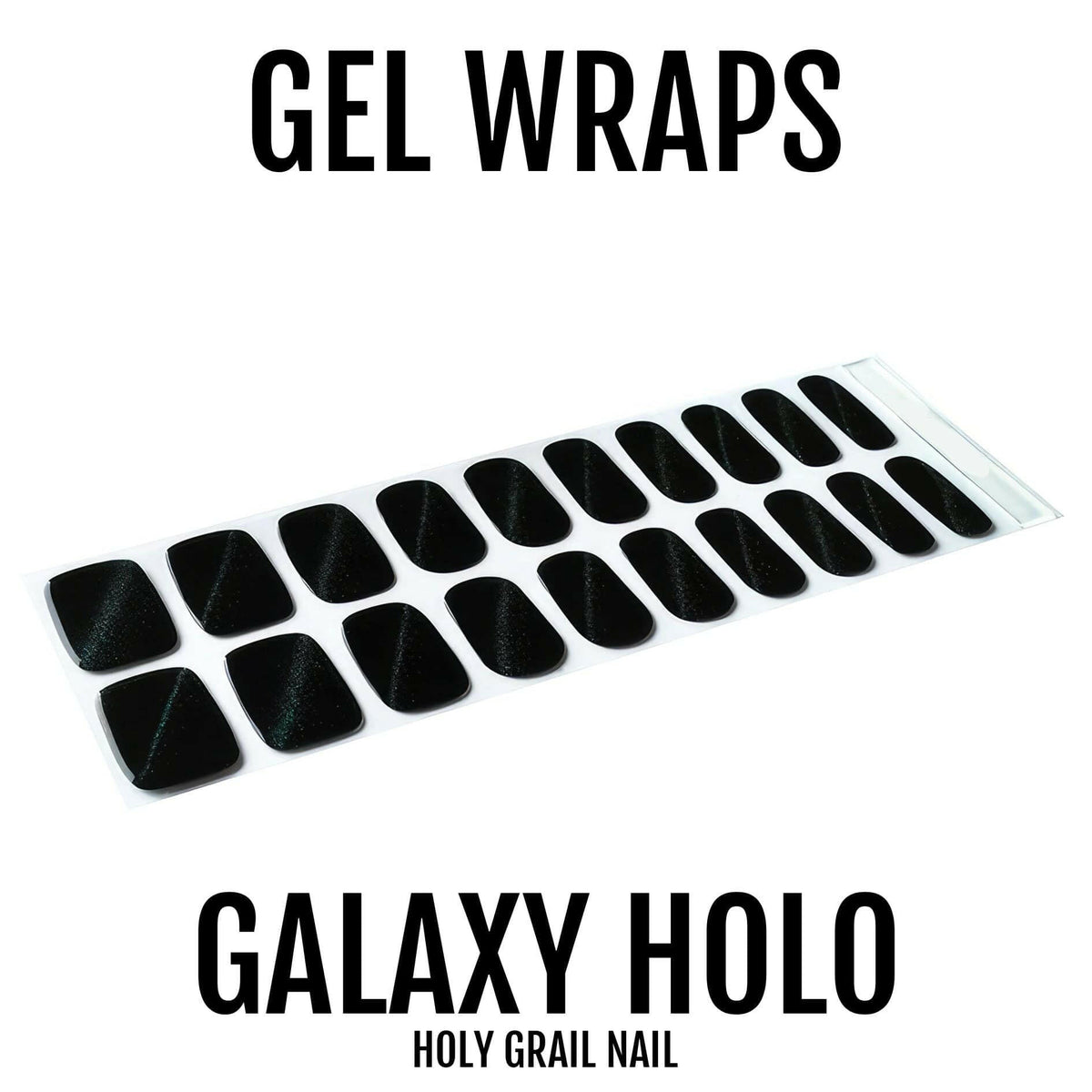 Holy Grail Nail Semi-Cured Gels Galaxy Holo - Gels, Obsidian Shimmer Gels, Holy Gels
