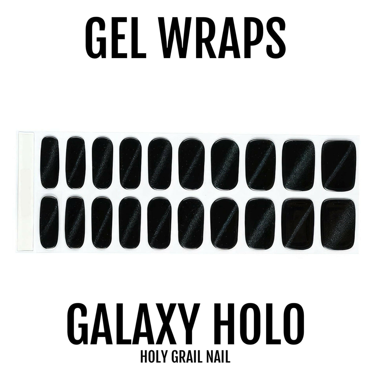 Holy Grail Nail Semi-Cured Gels Galaxy Holo - Gels, Obsidian Shimmer Gels, Holy Gels