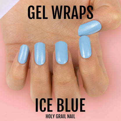 Holy Grail Nail Semi-Cured Gels Ice Blue - Gels, Sea Shell Gel, Hello Nails