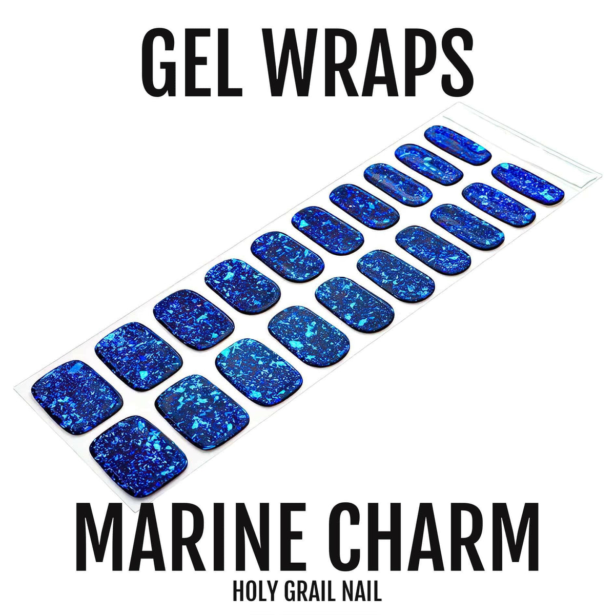Holy Grail Nail Semi-Cured Gels Marine Charm - Gels, Blue Nightfall Gels, Holy Gels