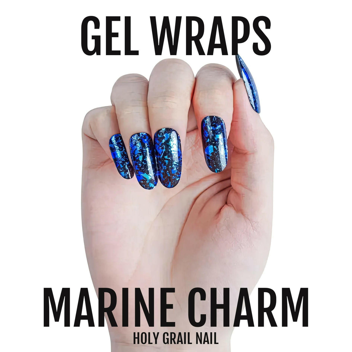 Holy Grail Nail Semi-Cured Gels Marine Charm - Gels, Blue Nightfall Gels, Holy Gels