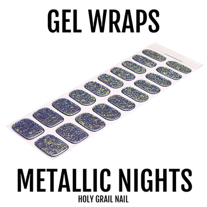 Holy Grail Nail Semi-Cured Gels Metallic Nights - Gels, Starry Night Gel, Hello Nails