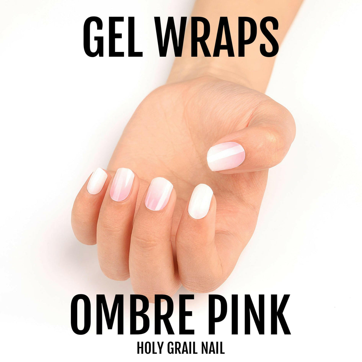 Holy Grail Nail Semi-Cured Gels Ombre Pink - Gels, Pink Ombre Gels, Holy Gels, Ombre Pink Gel, Hello Nails
