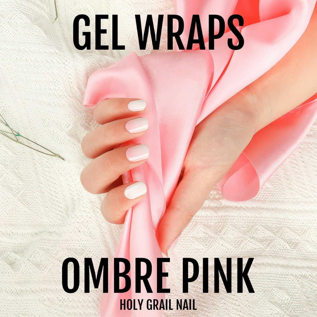 Holy Grail Nail Semi-Cured Gels Ombre Pink - Gels, Pink Ombre Gels, Holy Gels, Ombre Pink Gel, Hello Nails