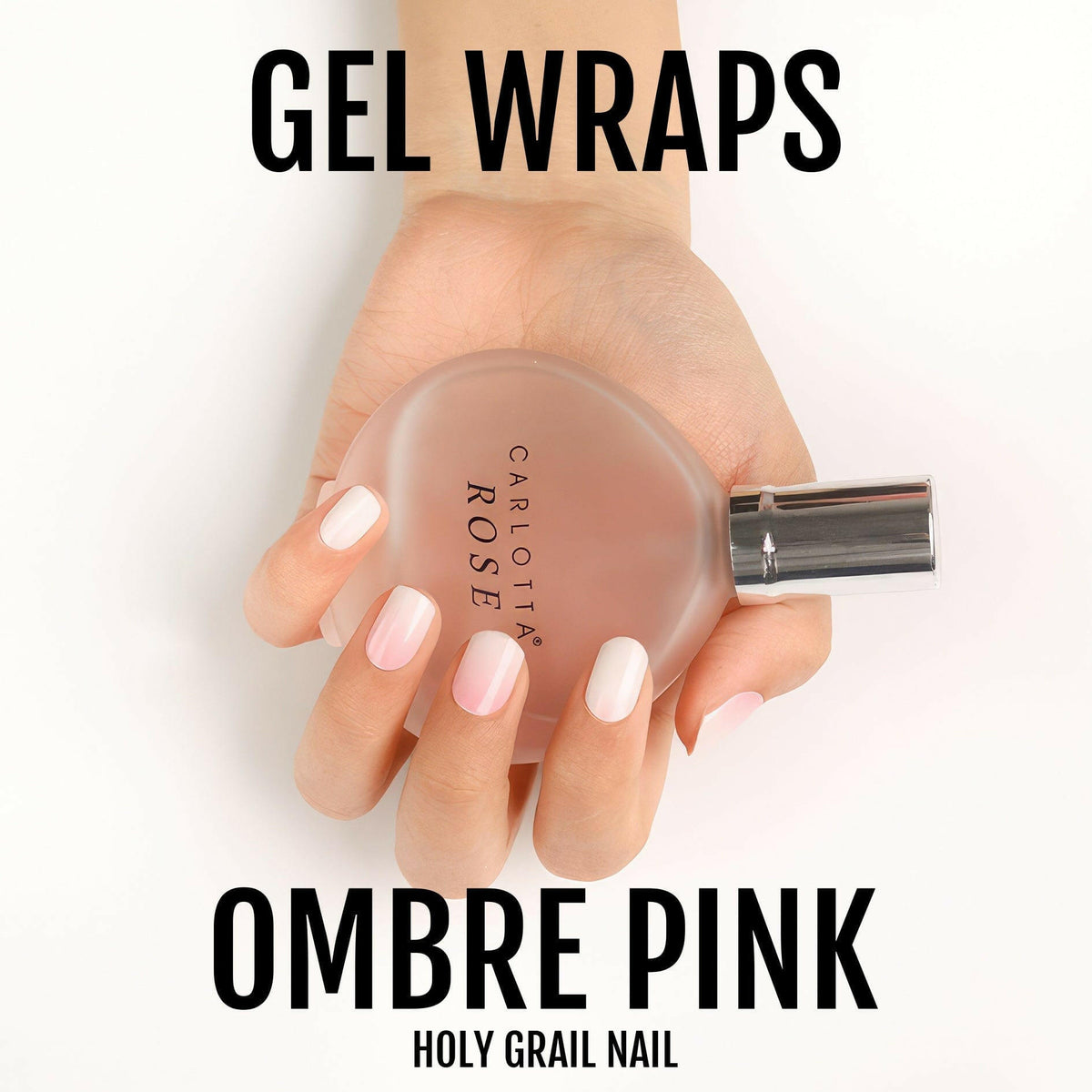 Holy Grail Nail Semi-Cured Gels Ombre Pink - Gels, Pink Ombre Gels, Holy Gels, Ombre Pink Gel, Hello Nails