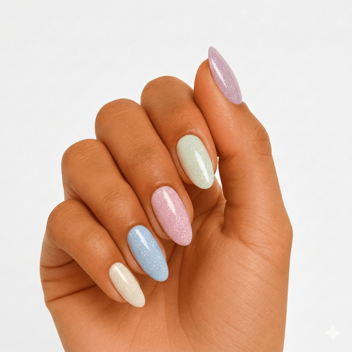 Holy Grail Nail Semi-Cured Gels Pastel Glitter - Gels