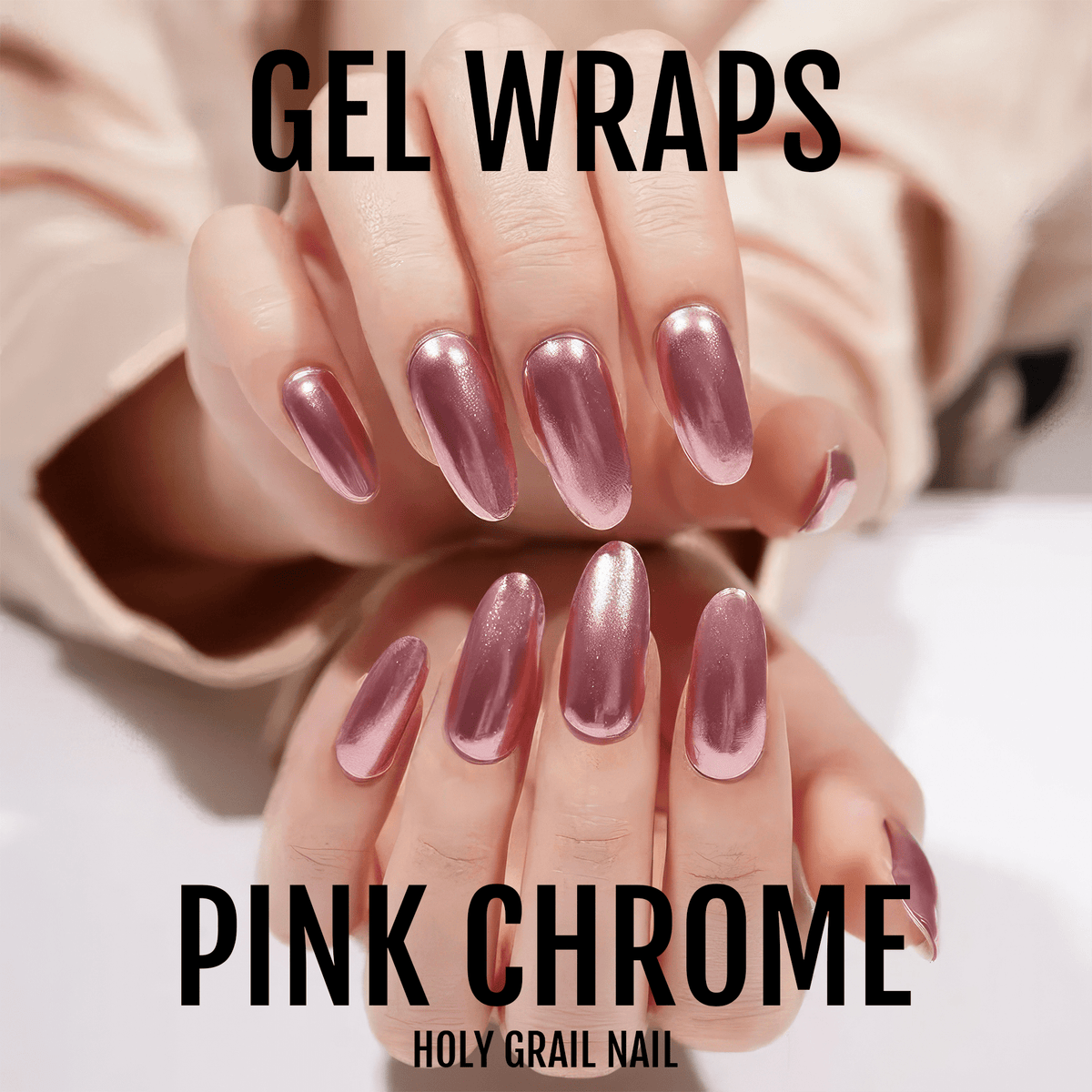Holy Grail Nail Semi-Cured Gels Pink Chrome - Gels