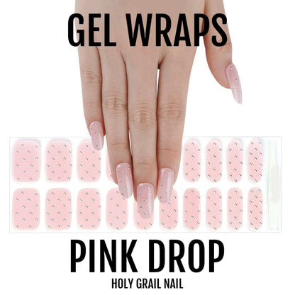 Holy Grail Nail Semi-Cured Gels Pink Drop - Gels, Pink Gems Gels, Holy Gels