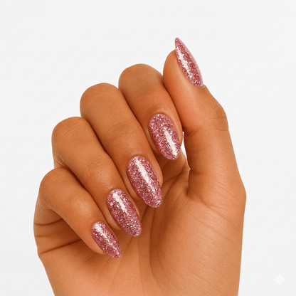 Holy Grail Nail Semi-Cured Gels Pink Glitter - Gels