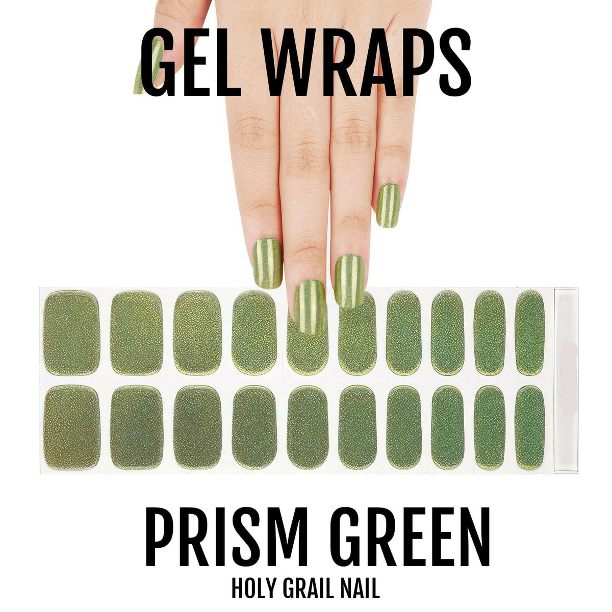 Holy Grail Nail Semi-Cured Gels Prism Green - Gels