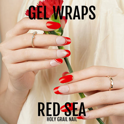 Holy Grail Nail Semi-Cured Gels Red Sea - Gels, Classic Red Gel, Hello Nails