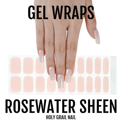 Holy Grail Nail Semi-Cured Gels Rosewater Sheen - Gels, Pink Hue Gel, Hello Nails