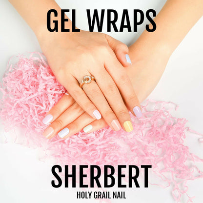 Holy Grail Nail Semi-Cured Gels Sherbert - Gels, Pastel Dreams Gels, Holy Gels, Pastel Rainbow Gel, Hello Nails