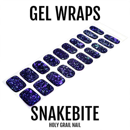 Holy Grail Nail Semi-Cured Gels Snakebite - Gels, Purple Nightfall Gels, Holy Gels