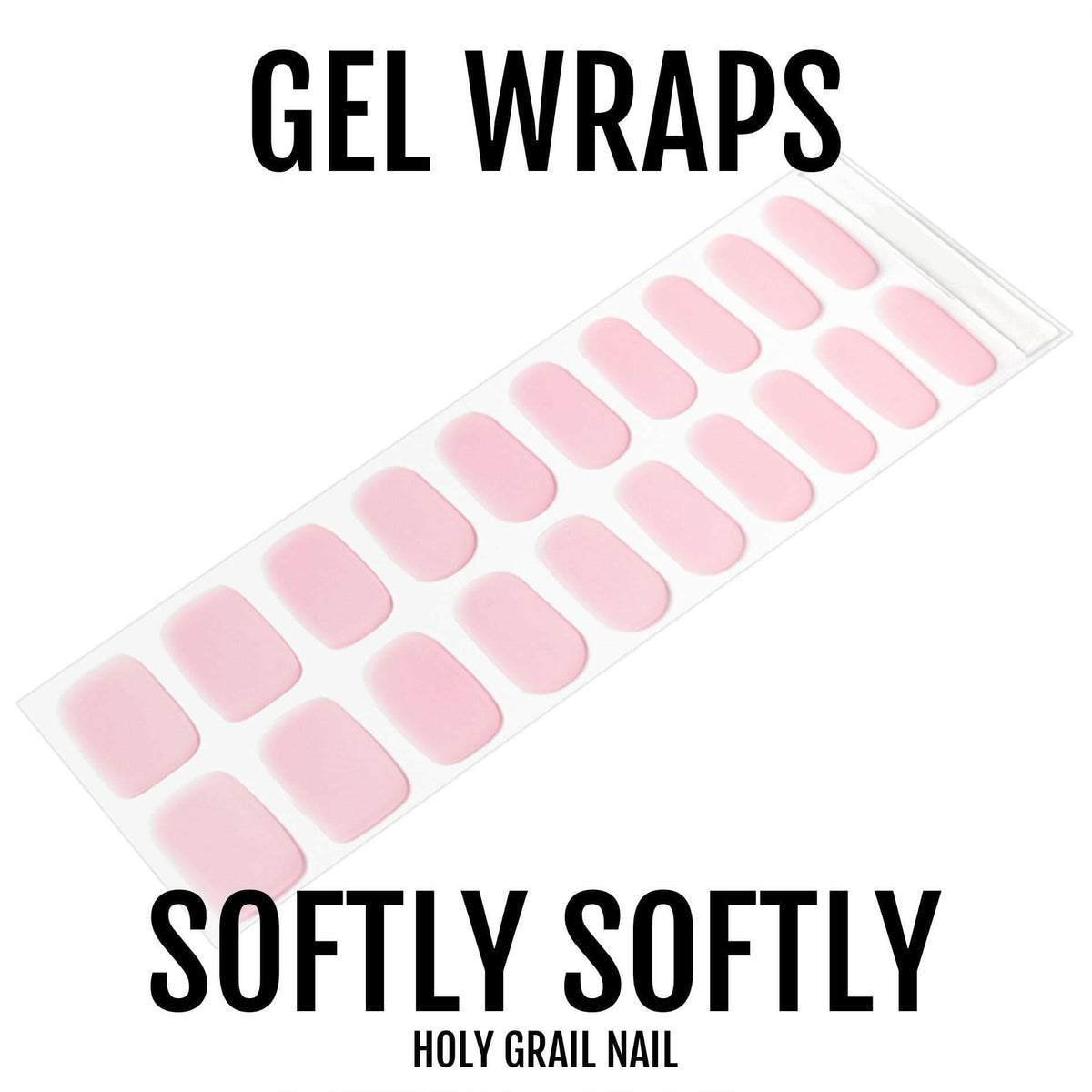 Holy Grail Nail Semi-Cured Gels Softly Softly - Gels, Barely Pink Gels, Holy Gels