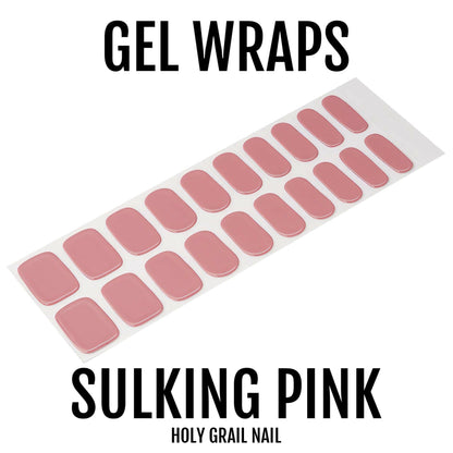 Holy Grail Nail Semi-Cured Gels Sulking Pink Gel - Gels, Nude Pink Gels, Holy Gels, Dusted Cheeks Gel, Hello Nails