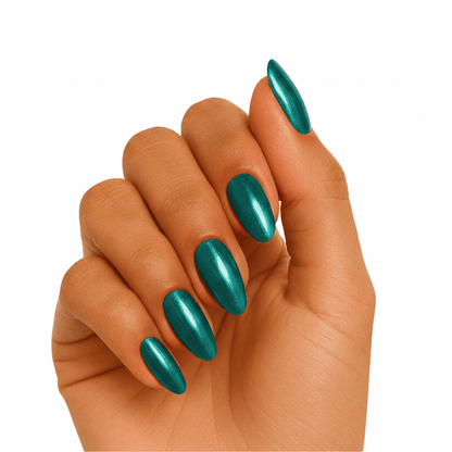 Holy Grail Nail Semi-Cured Gels Turquoise Chrome