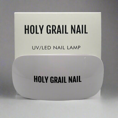 Professional UV LED nail lamp with packaging for at-home manicure gel curing