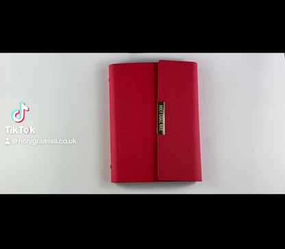 Nail Wrap Binder - Red